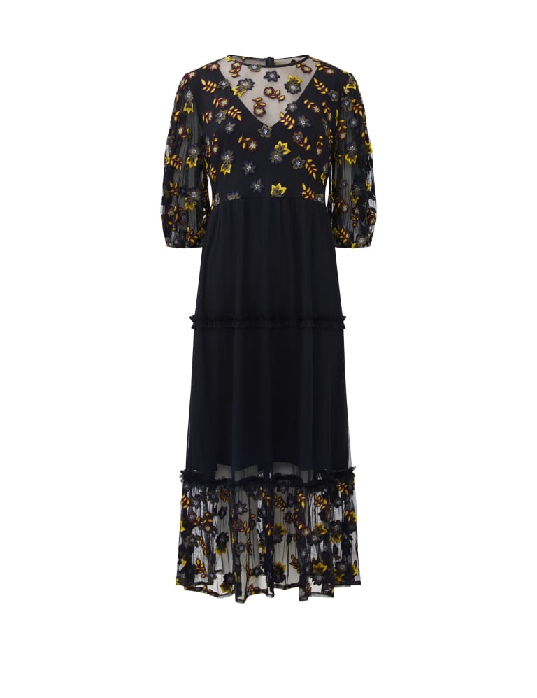 Falmer embroidered midi dress sales