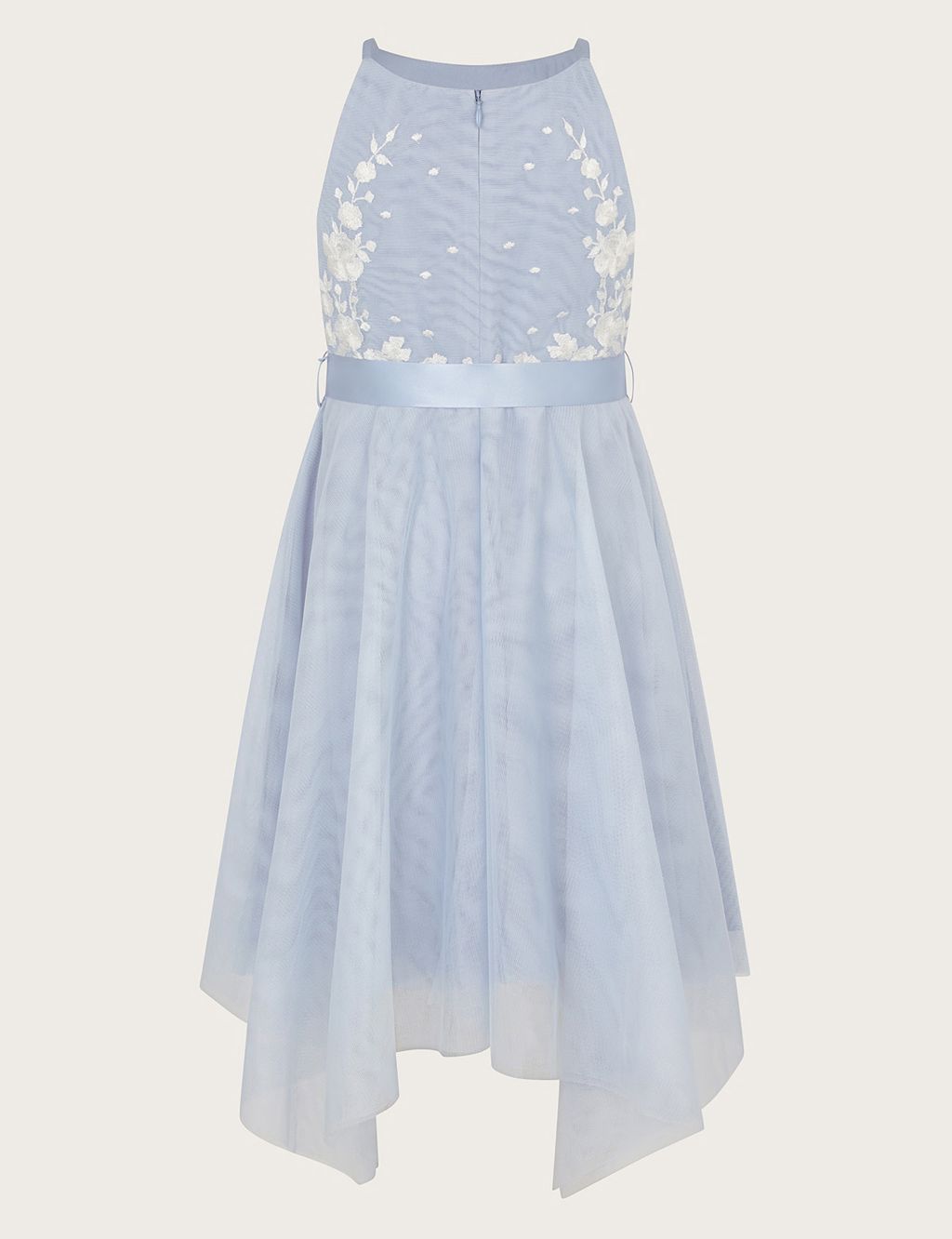 Floral Embroidered Tulle Occasion Dress (2-13 Yrs) 1 of 4