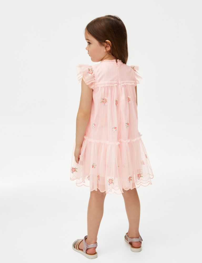 Floral Embroidery Dress (2-7 Yrs) 4 of 4