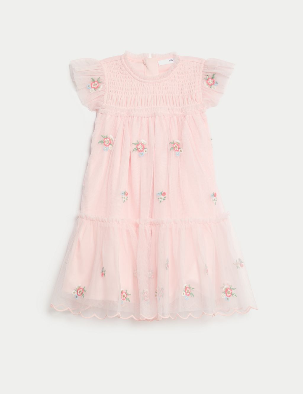 Floral Embroidery Dress (2-7 Yrs) 1 of 4