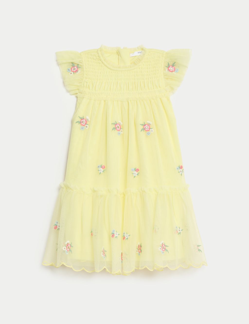 Floral Embroidery Dress (2-7 Yrs) | M&S Collection | M&S