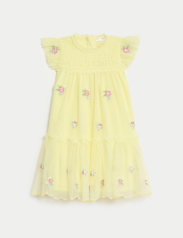 Floral Embroidery Dress (2-7 Yrs) 3 of 5