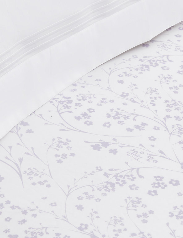 Floral Fitted Sheet Image 1 of 2