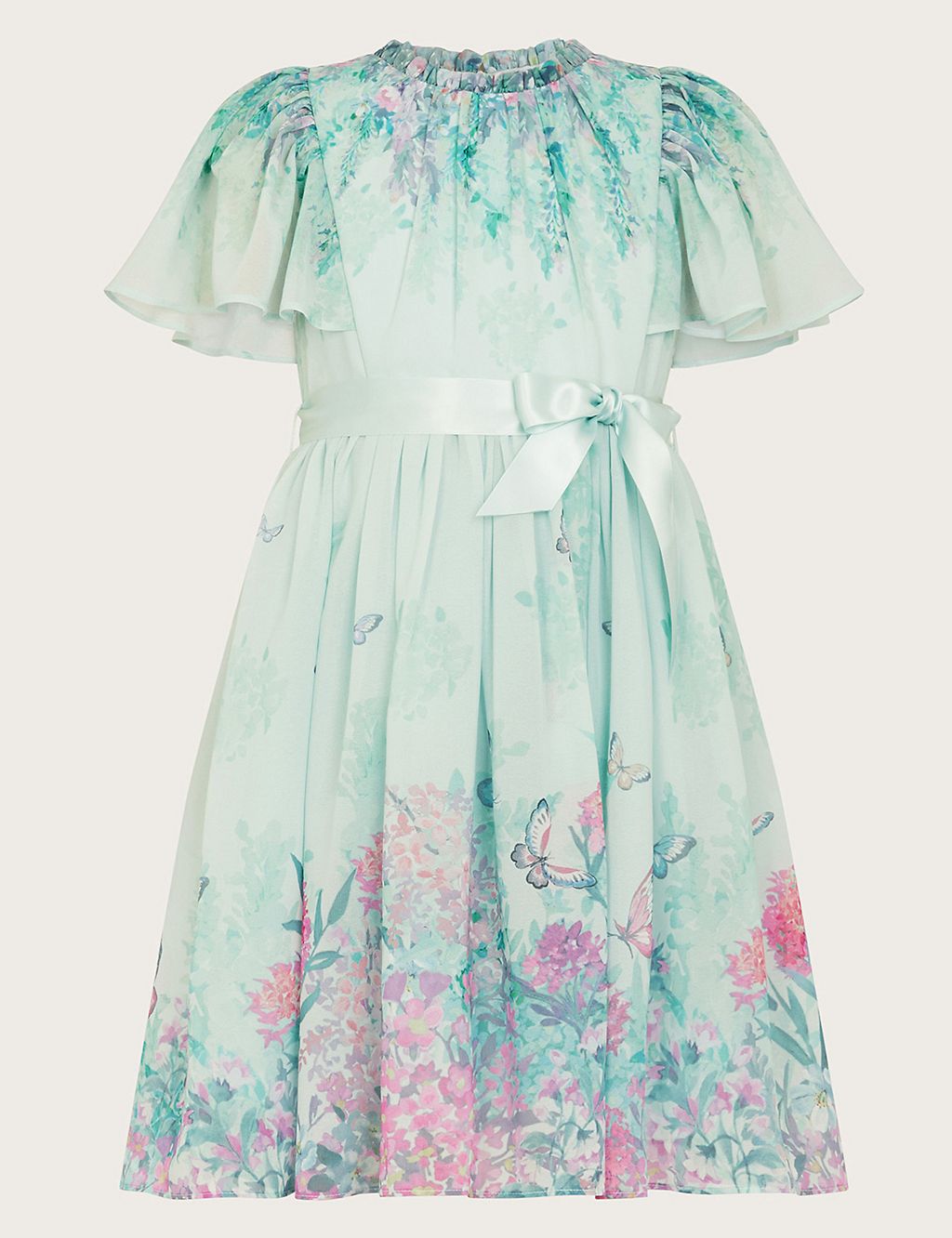 Floral Frill Party Dress (3-15 Yrs) 3 of 3