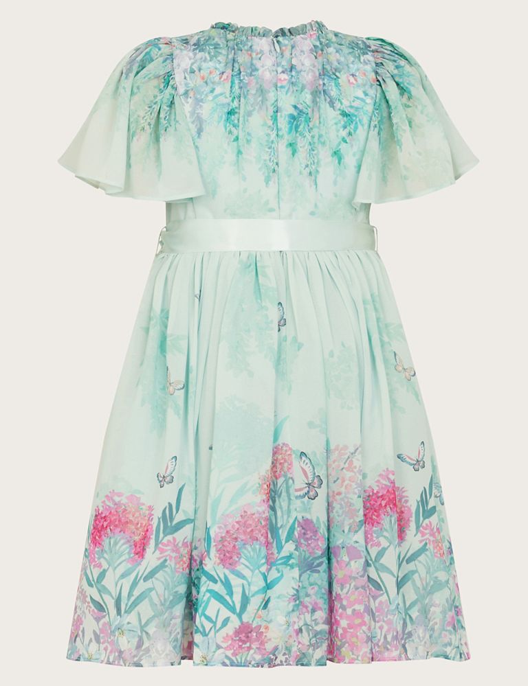 Floral Frill Party Dress (3-15 Yrs) 2 of 3