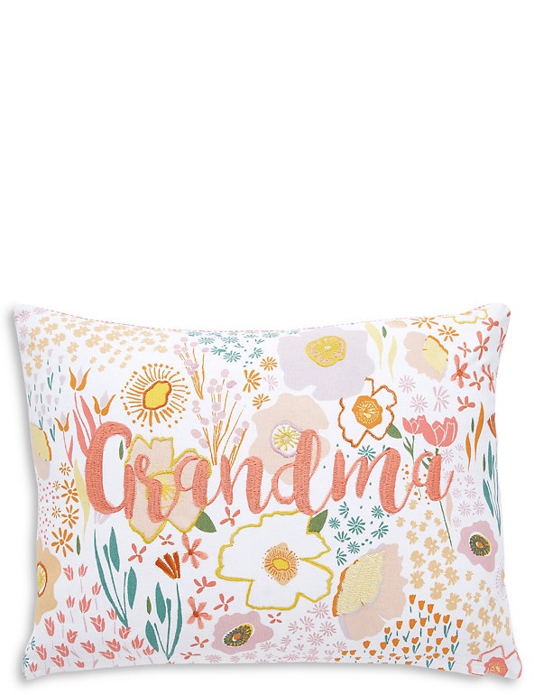Floral Grandma Cushion Image 1 of 2