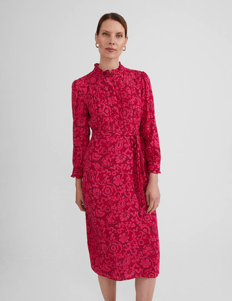 M&s red lace top dress