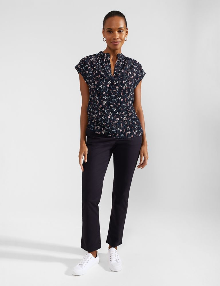Floral High Neck Blouse 3 of 7