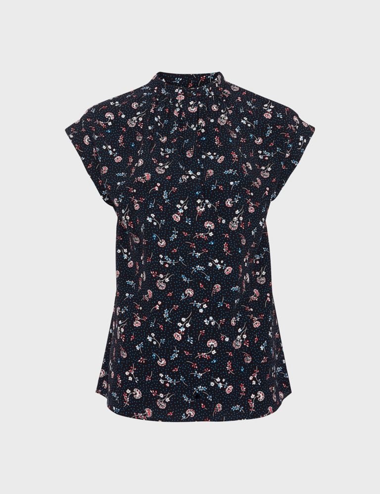 Floral High Neck Blouse 2 of 7