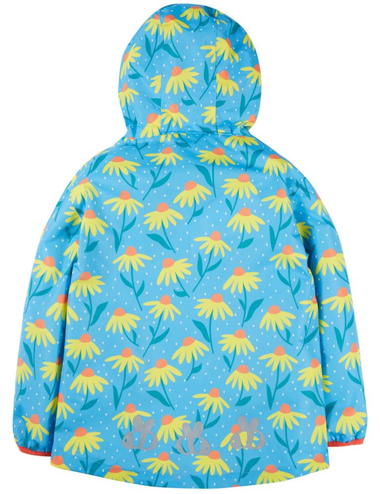 Floral Hooded Raincoat (2-10 Yrs) 2 of 5