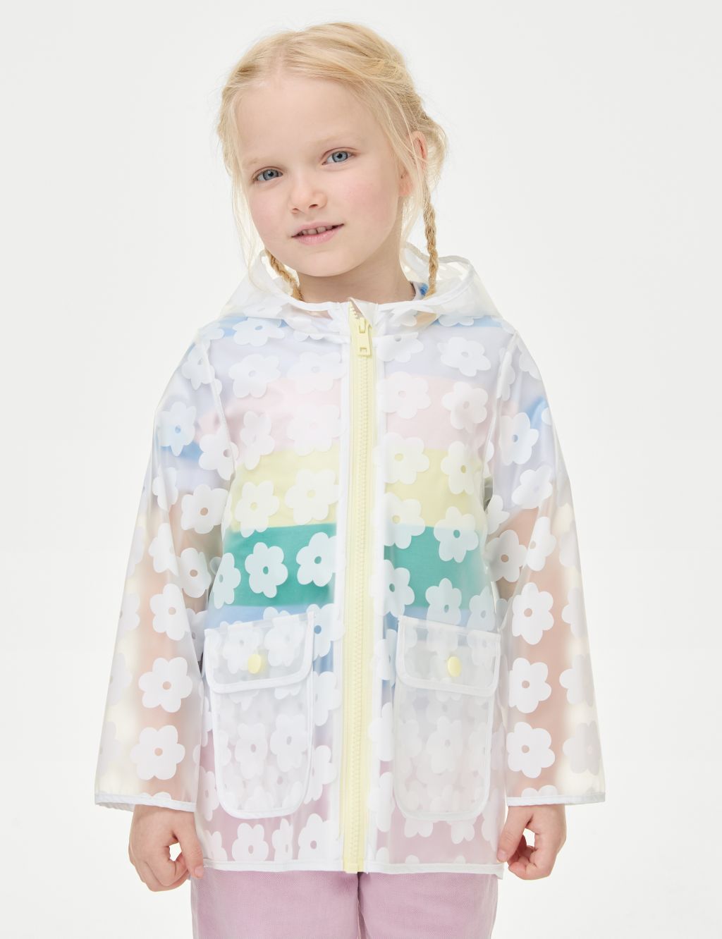 Floral Hooded Raincoat (2-8 Yrs) 7 of 7