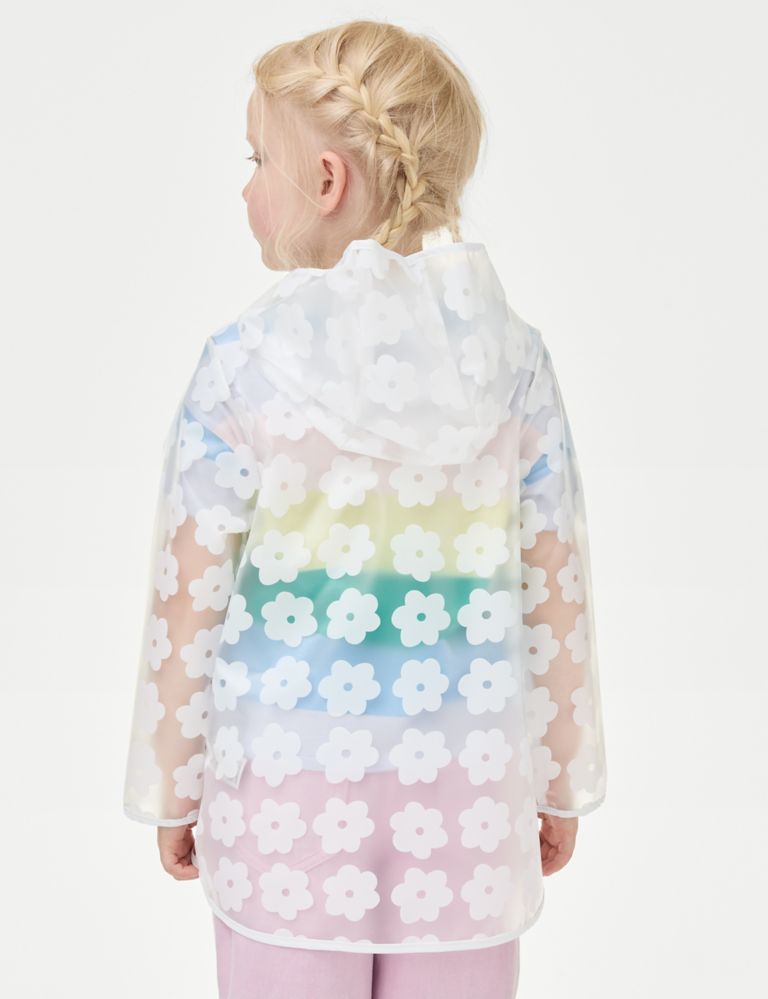 Floral Hooded Raincoat (2-8 Yrs) 6 of 7