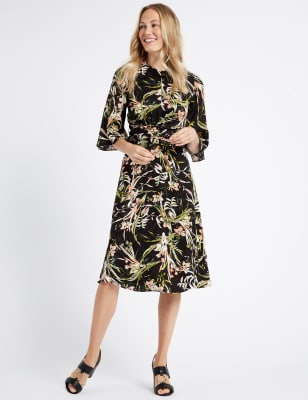 M&s jacquard sale dress