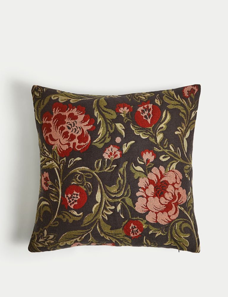 Floral Jacquard Cushion 1 of 5