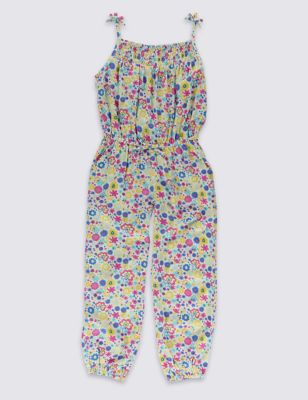 Floral Jumpsuit (1-7 Years) Image 2 of 3