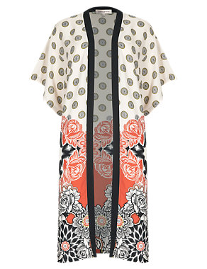 Floral Kimono Jacket Image 2 of 3