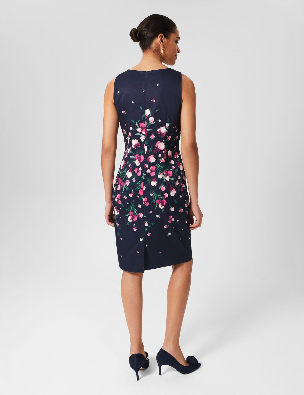 Floral Knee Length Shift Dress | HOBBS | M&S