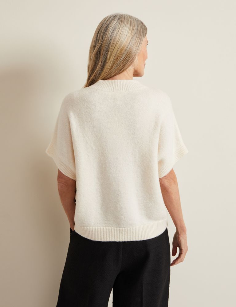 Floral Knitted Top with Wool 3 of 8