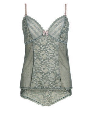 Floral Lace Camisole Set ONLINE ONLY Image 2 of 4