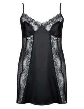 Floral Lace Chemise Image 2 of 4