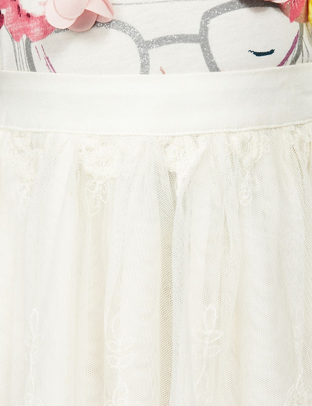 Floral Lace Embroidered Skirt 6 of 6