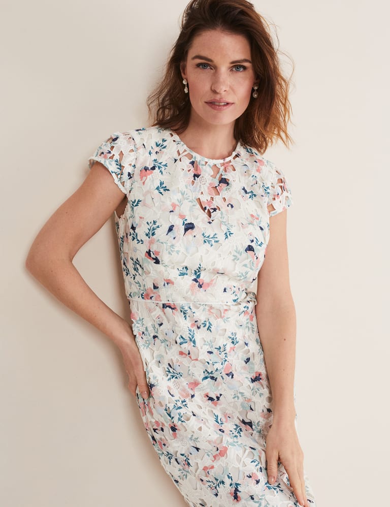 Phase eight lace top dress sale