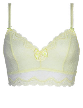Floral Lace Non-Wired A-C Bralet Image 2 of 5