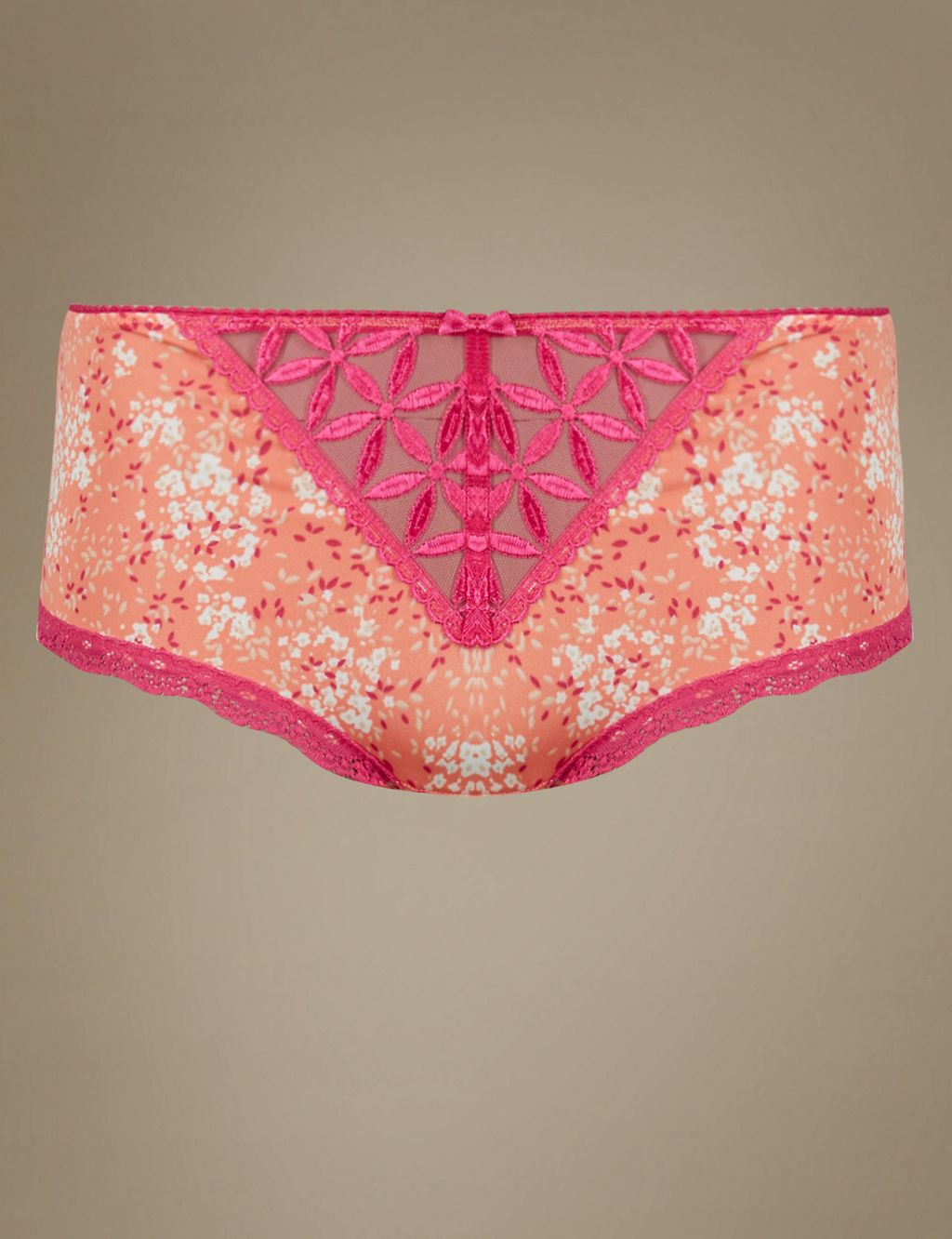 Floral Lace Print High Rise Short 2 of 2