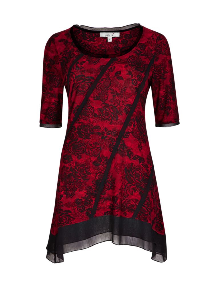 Floral Lace Print Tunic 3 of 4