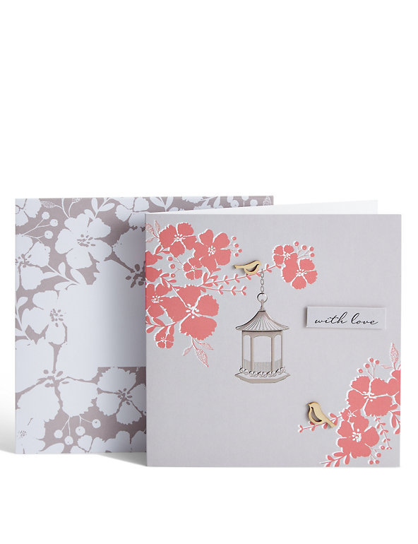 Floral Lantern Card Image 1 of 2