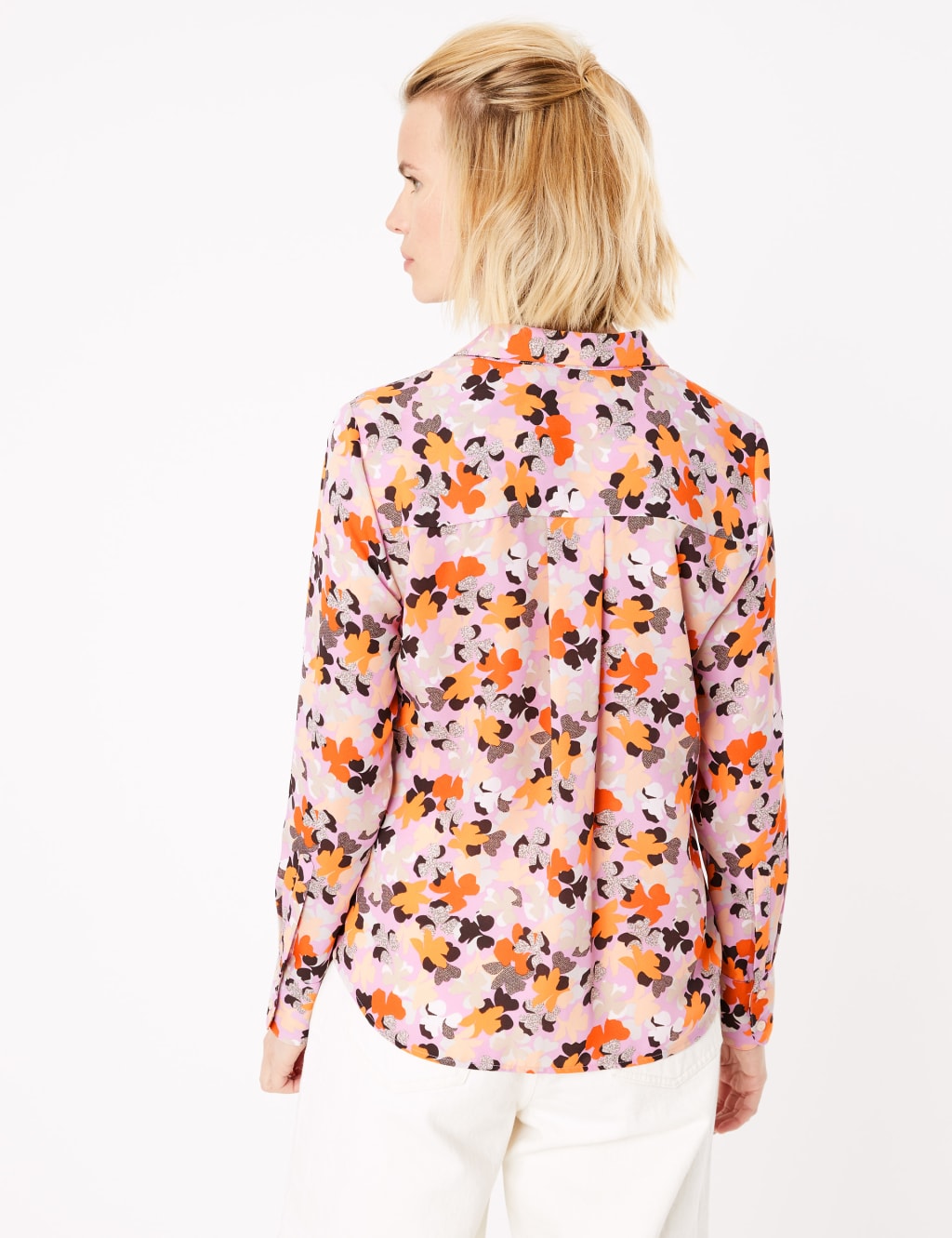 Floral Long Sleeve Shirt M&S Collection M&S
