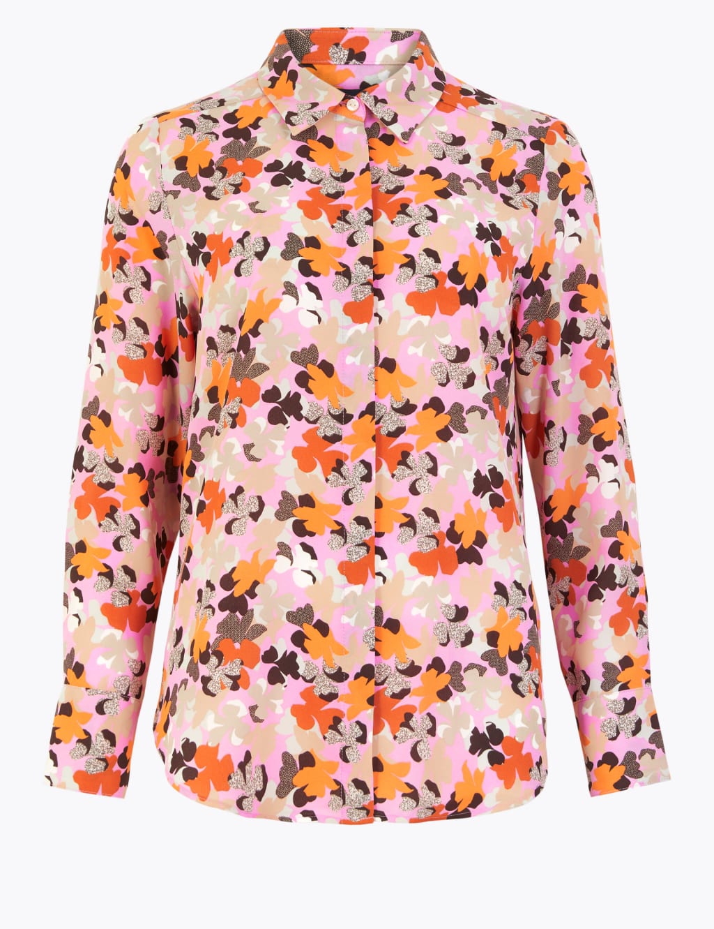 Floral Long Sleeve Shirt M&S Collection M&S