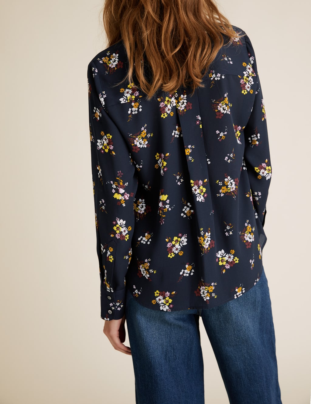 Floral Long Sleeve Shirt M&S Collection M&S
