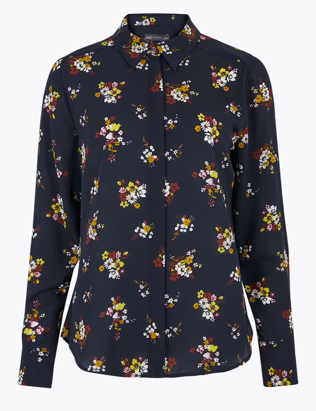 Floral Long Sleeve Shirt M&S Collection M&S