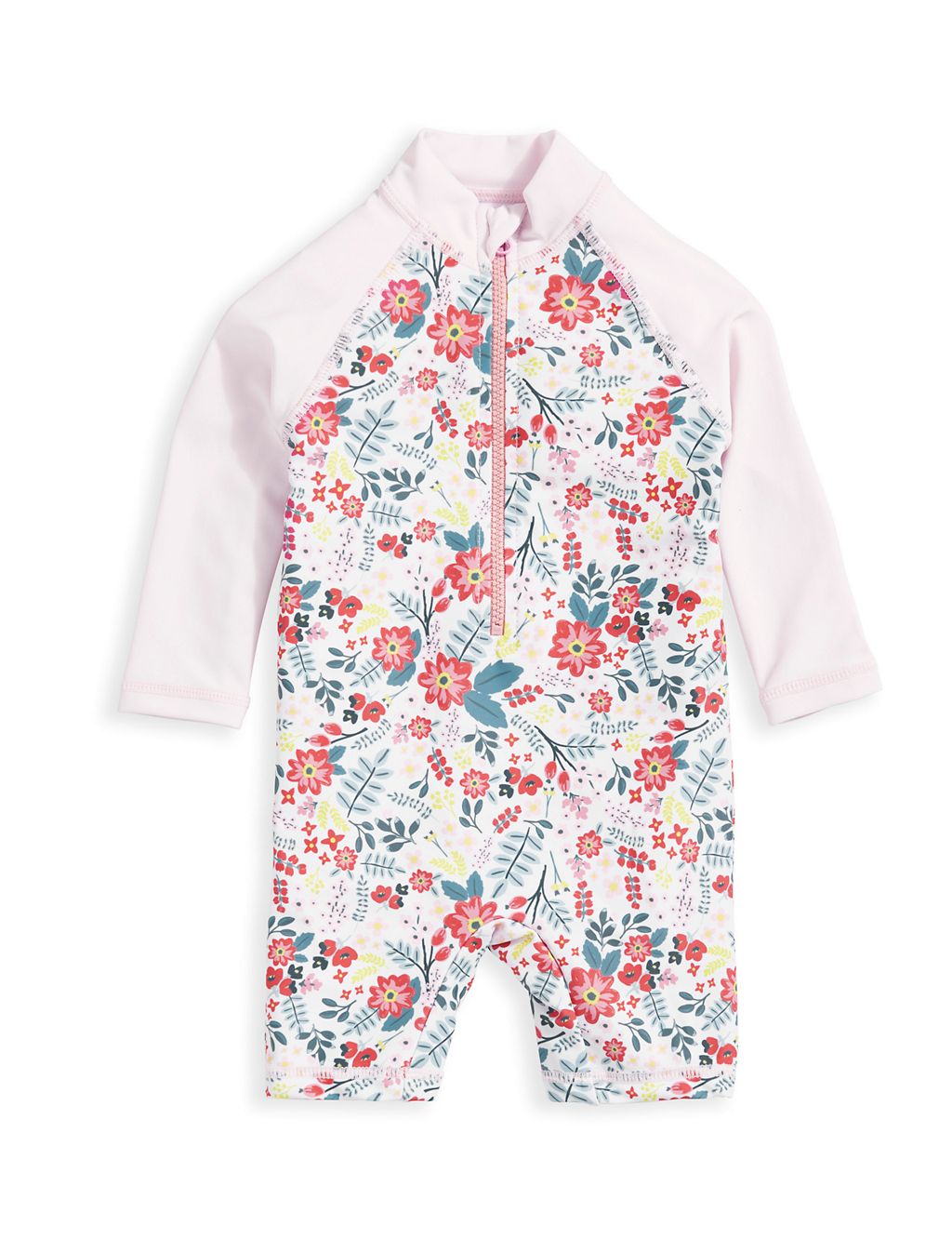 Floral Long Sleeve Swimsuit (0-3 Yrs) 2 of 2