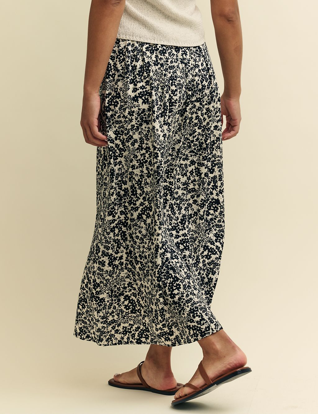 Floral Midaxi A-Line Skirt 5 of 8