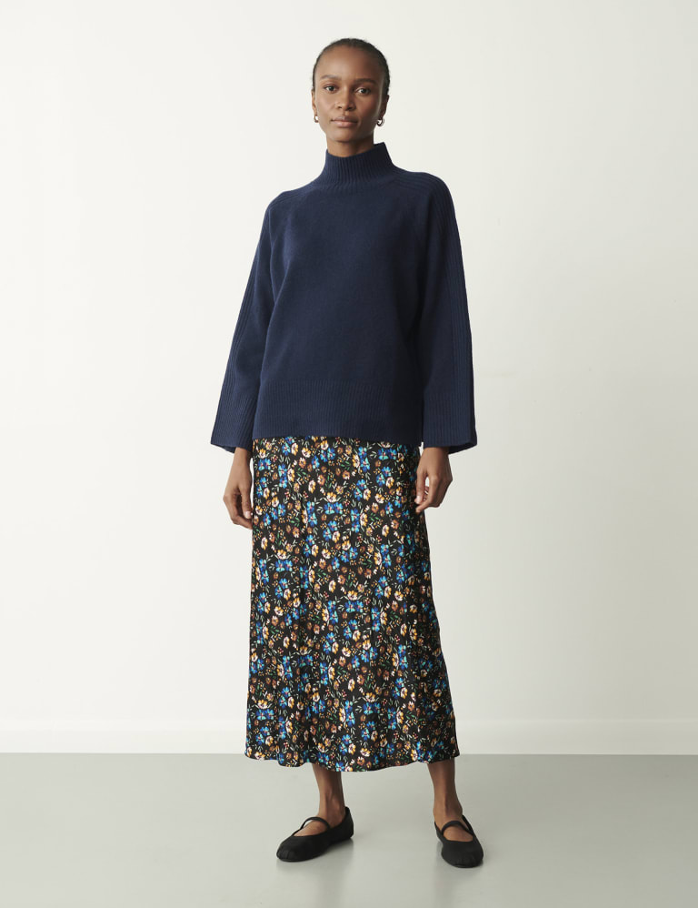 Floral Midaxi Skater Skirt Finery London M S