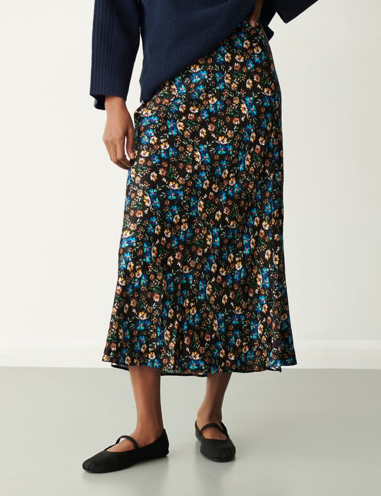 Floral Midaxi Skater Skirt | Finery London | M&S