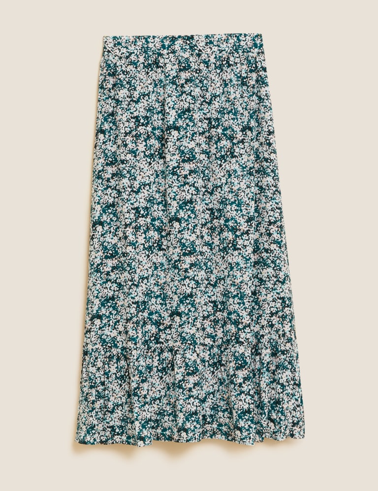 Floral Midaxi Tiered Skirt M S Collection M S