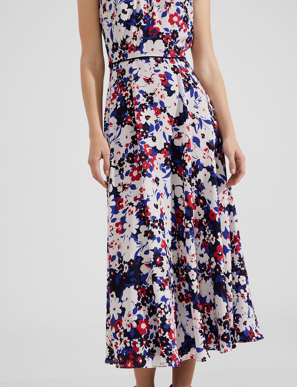 Floral Midaxi Waisted Dress 7 of 7