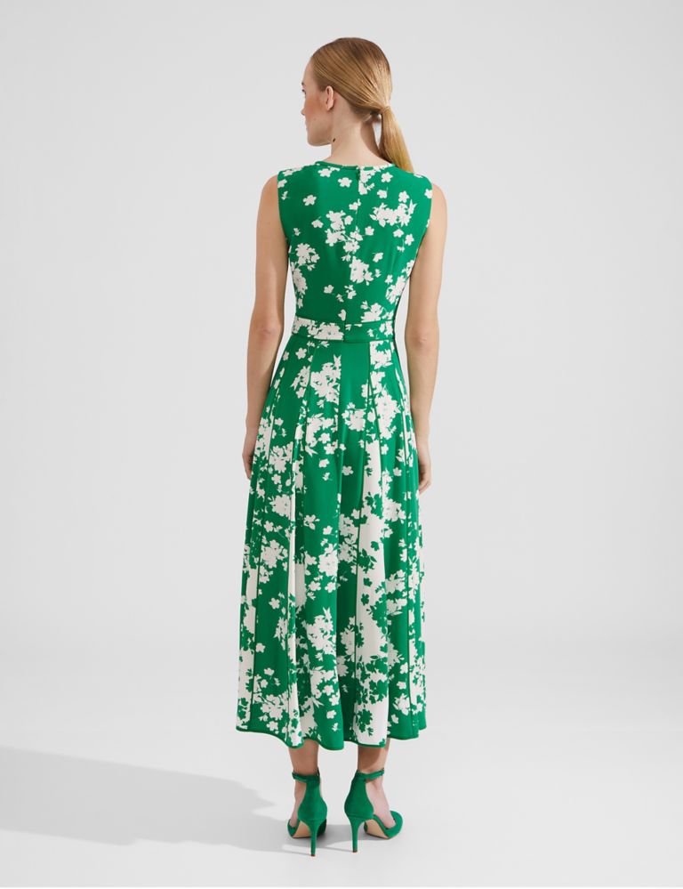 Floral Midaxi Waisted Dress 4 of 6