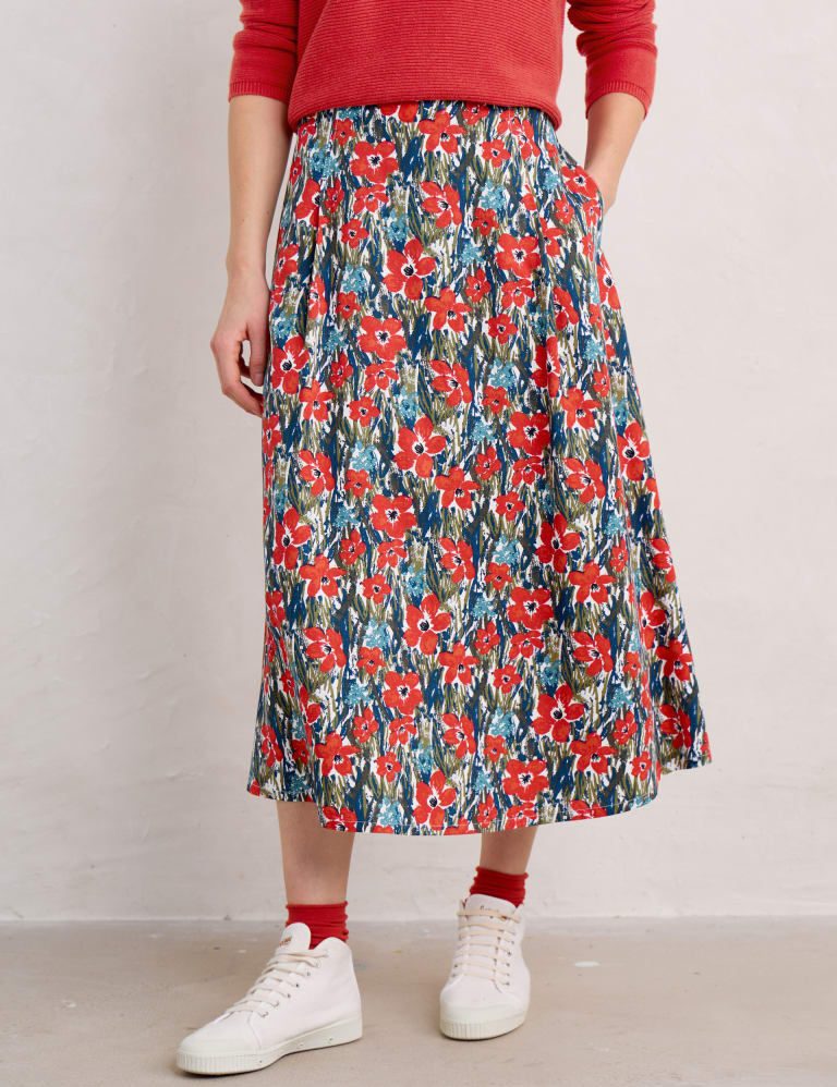 Linen skirt marks and spencer hot sale