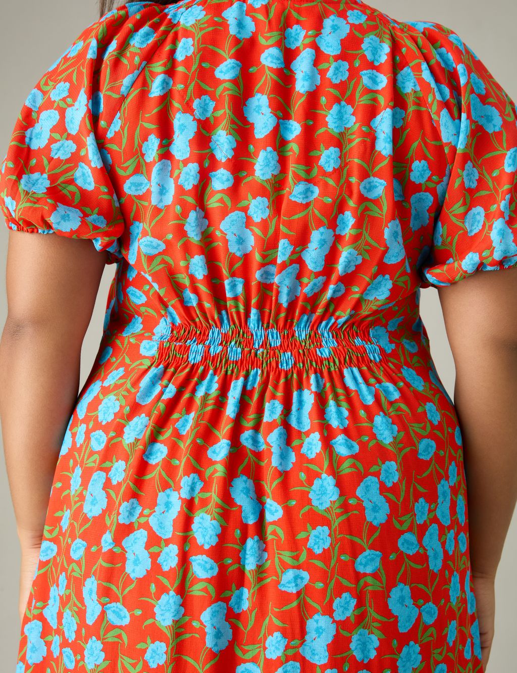 Floral Midi Shirt Dress 4 of 7