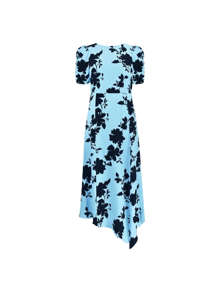 Floral Midi Waisted Dress 2 of 3