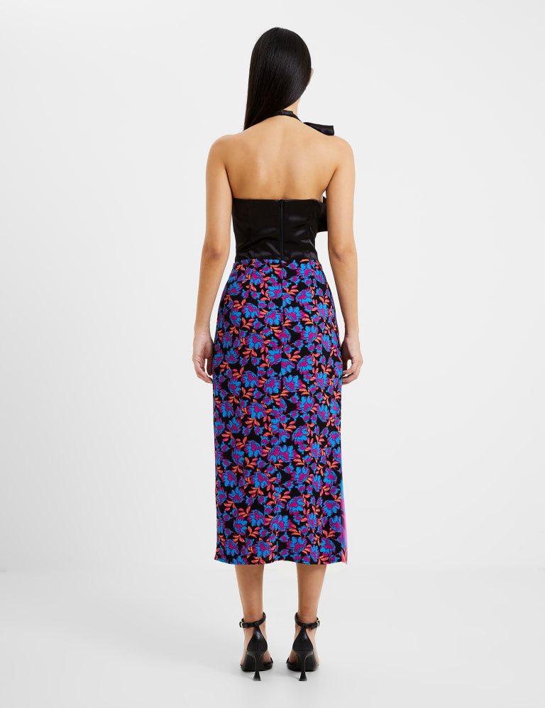 French connection sales floral midi skirt