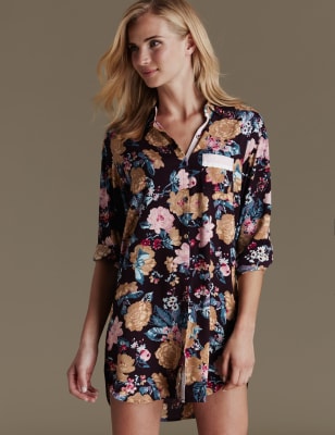 Marks and best sale spencer night shirts