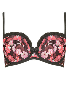 Floral Non-Padded Balcony Bra A-DD Image 2 of 4