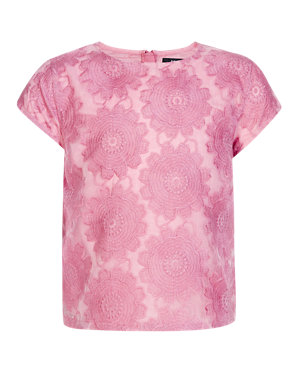 Floral Organza Top (1-7 Years) Image 2 of 3