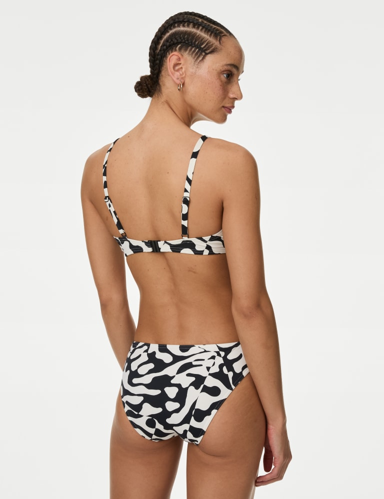 Petite Ruched Front Bandeau Bikini Top