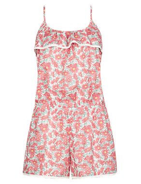 Floral Playsuit with Modal Image 2 of 4